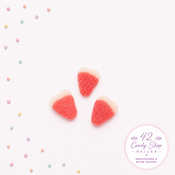Gezuckerte-Sahne-Erdbeeren
