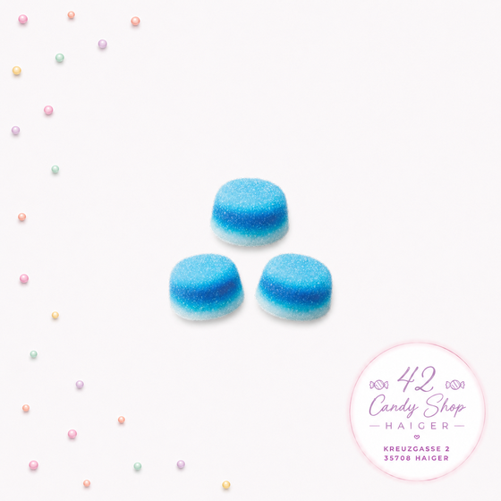 Gezuckerte-Blaue-Torte