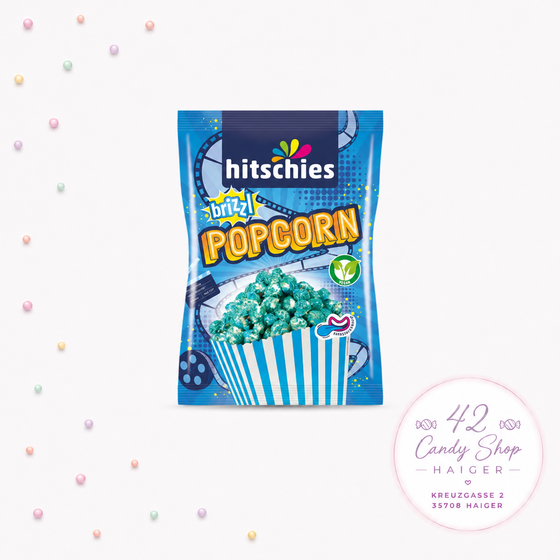 Hitschies brizzl Popcorn blau 125g