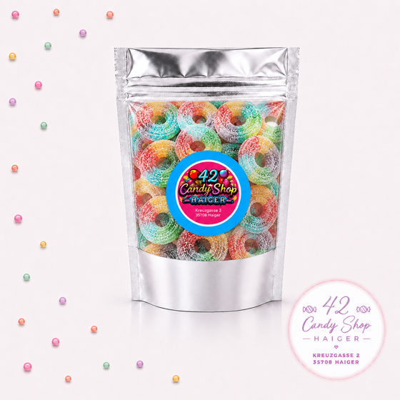 Multicolor-Ringe-gezuckert