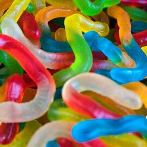 Fruchtgummi Würmer
