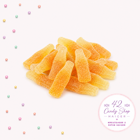 Saure Orange Flaschen