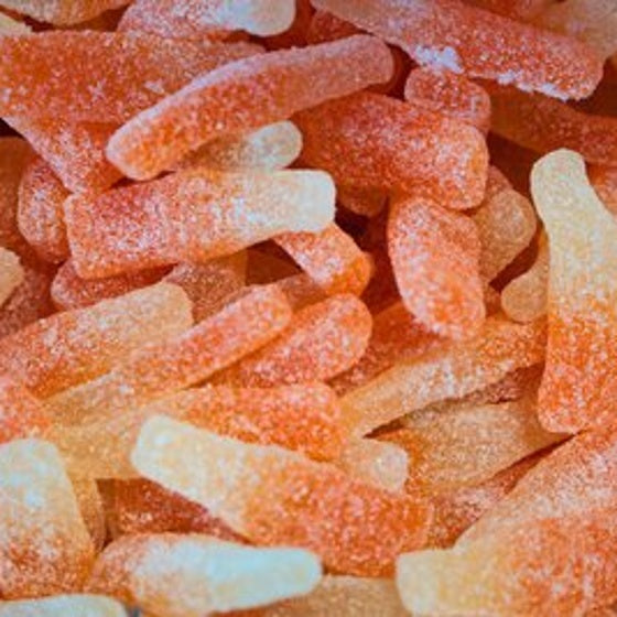 Saure Orange Flaschen