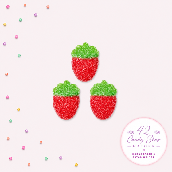 Saure Erdbeeren