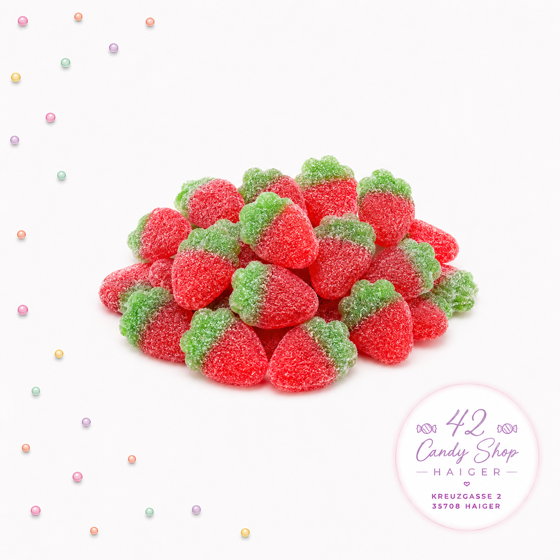 Saure Erdbeeren