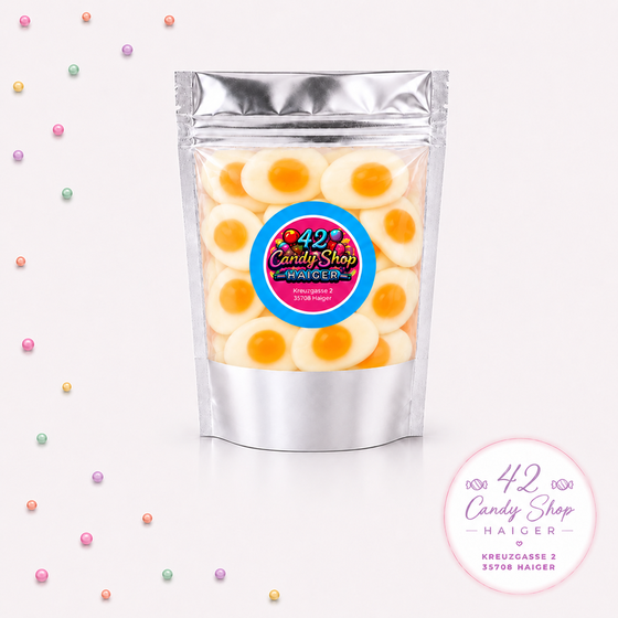 Fruchtgummi Spiegelei